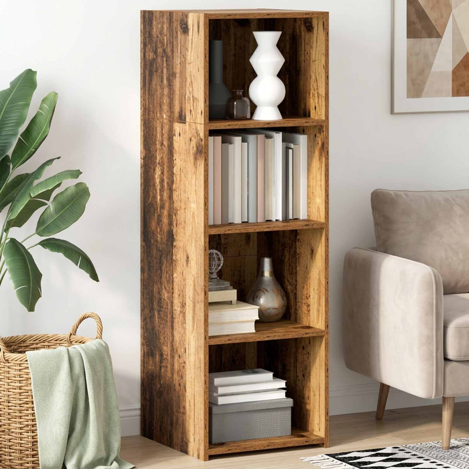 Highboard Παλαιωμένο ξύλο 40 x 41 x 124 εκ Επεξεργασμένο Ξύλο - Pakobazaar