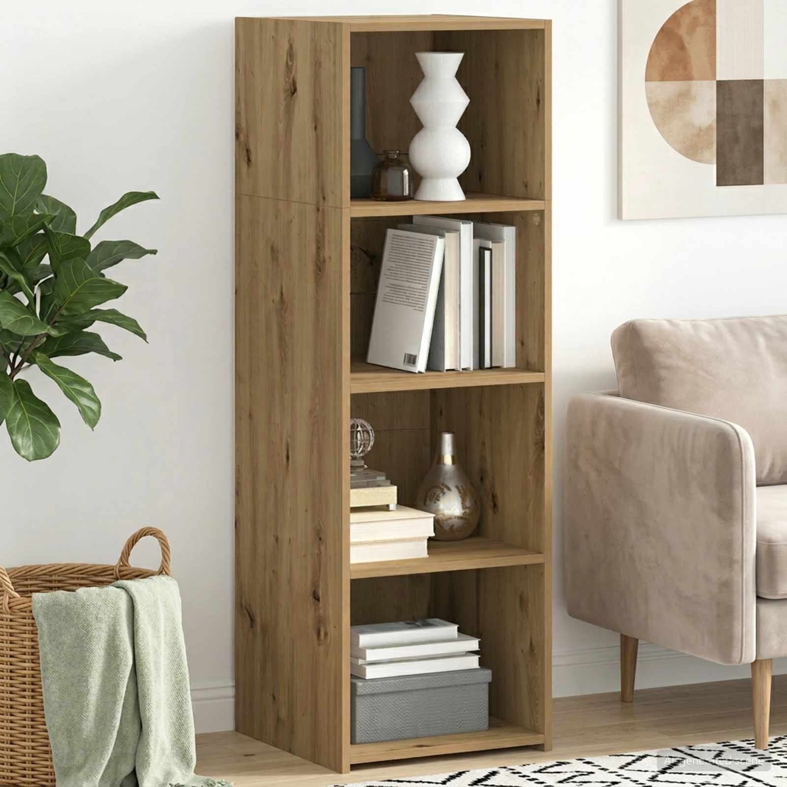Highboard Artisan Δρυς 40 x 41 x 124 εκ Επεξεργασμένο Ξύλο - Pakobazaar