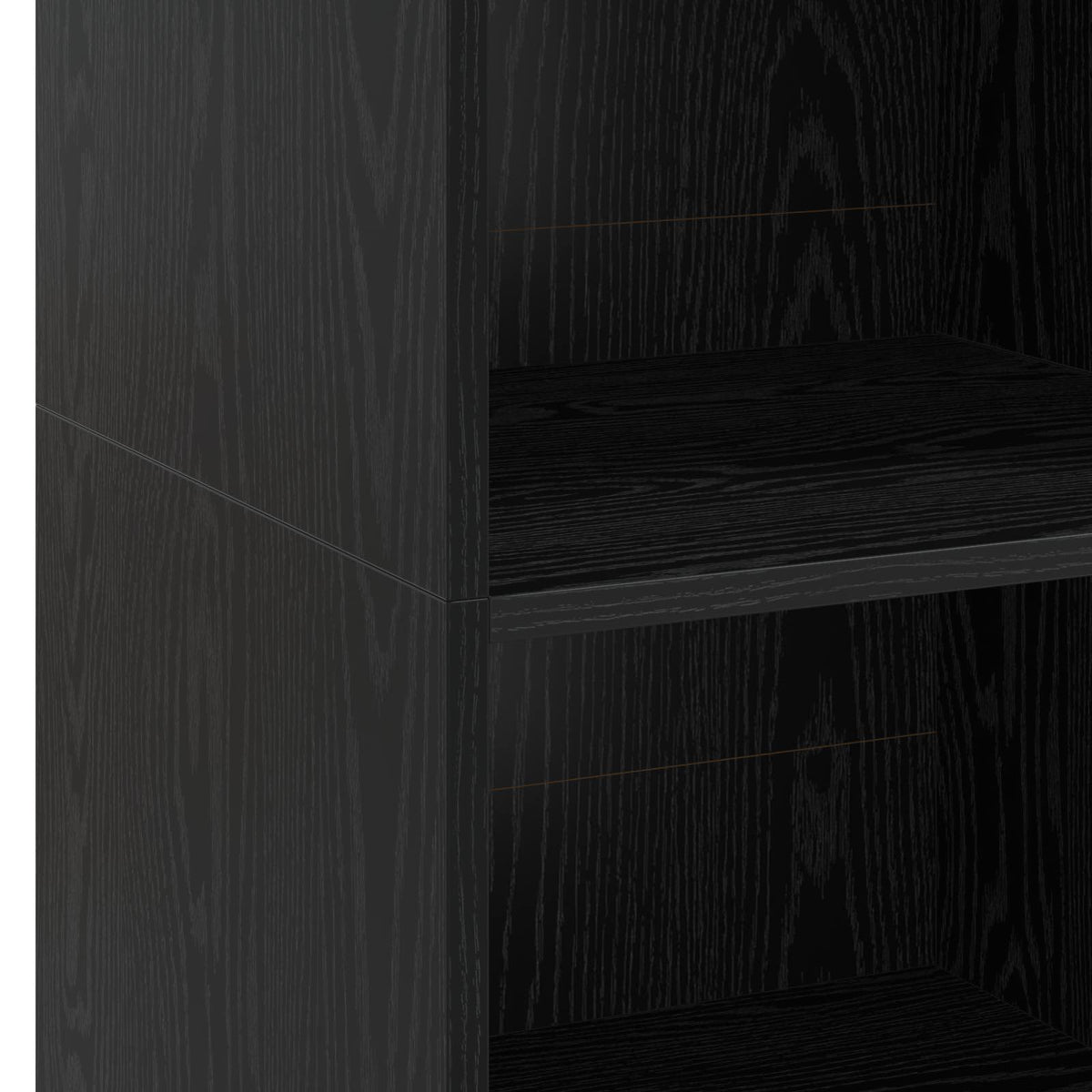 Highboard Μαύρη Δρυς 40 x 41 x 124 εκ Επεξεργασμένο Ξύλο - Pakobazaar