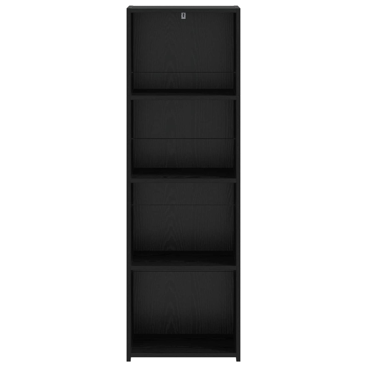Highboard Μαύρη Δρυς 40 x 41 x 124 εκ Επεξεργασμένο Ξύλο - Pakobazaar