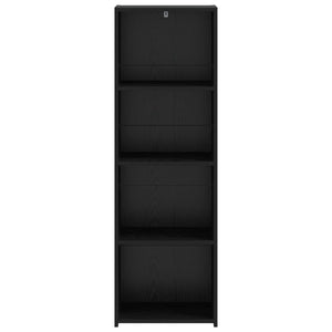 Highboard Μαύρη Δρυς 40 x 41 x 124 εκ Επεξεργασμένο Ξύλο - Pakobazaar