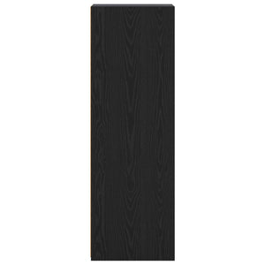 Highboard Μαύρη Δρυς 40 x 41 x 124 εκ Επεξεργασμένο Ξύλο - Pakobazaar
