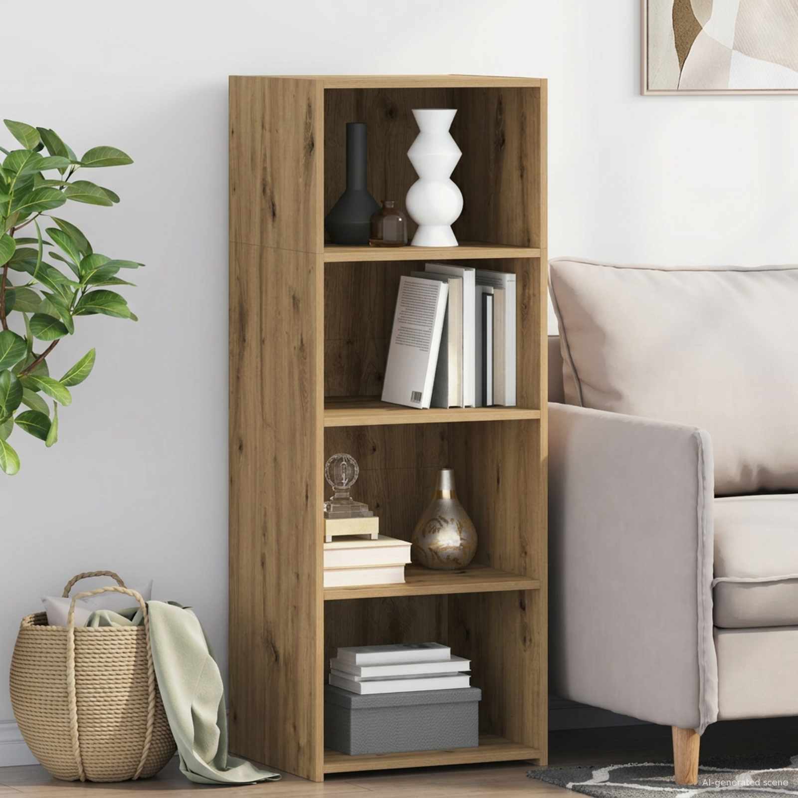 Highboard Artisan Δρυς 45 x 41 x 124 εκ. Επεξεργασμένο Ξύλο - Pakobazaar