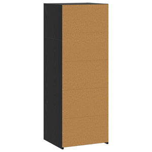Highboard Μαύρη Δρυς 45 x 41 x 124 εκ. Επεξεργασμένο Ξύλο - Pakobazaar