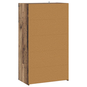 Highboard Παλαιωμένο ξύλο 70 x 41 x 124 εκ. Επεξεργασμένο Ξύλο - Pakobazaar