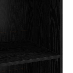 Highboard Μαύρη Δρυς 70 x 41 x 124 εκ. Επεξεργασμένο Ξύλο - Pakobazaar