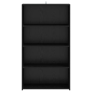 Highboard Μαύρη Δρυς 70 x 41 x 124 εκ. Επεξεργασμένο Ξύλο - Pakobazaar