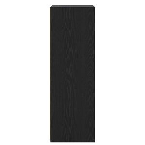 Highboard Μαύρη Δρυς 70 x 41 x 124 εκ. Επεξεργασμένο Ξύλο - Pakobazaar