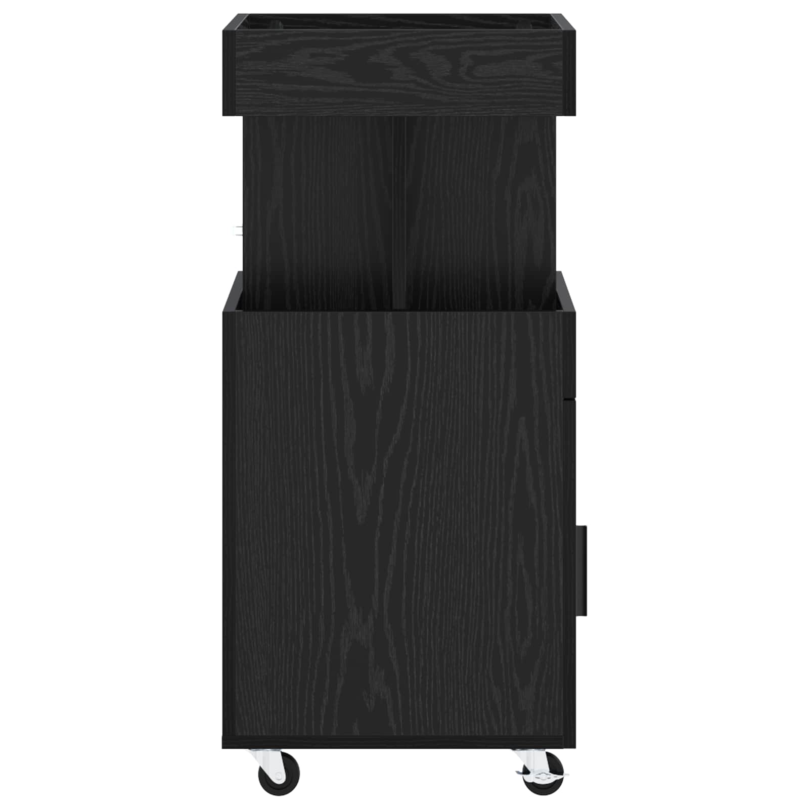Καρότσι μπαρ Μαύρη Δρυς 50 x 41 x 89 cm Επεξεργασμένο Ξύλο