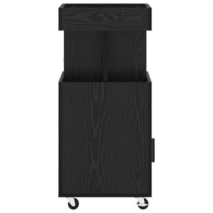 Καρότσι μπαρ Μαύρη Δρυς 50 x 41 x 89 cm Επεξεργασμένο Ξύλο