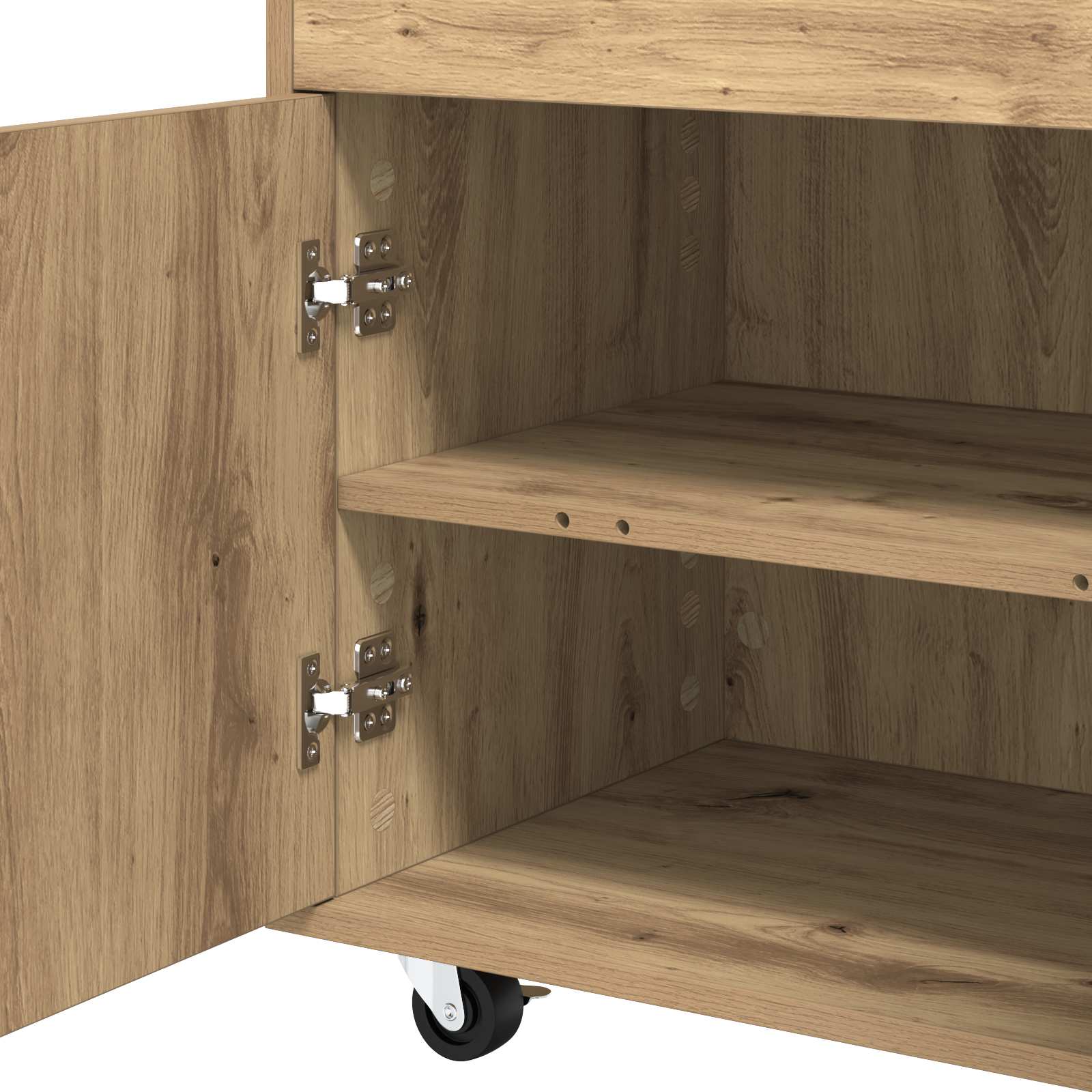 Καλάθι Μπαρ Artisan Δρυς 60 x 39.5 x 89 εκ. Επεξεργασμένο Ξύλο