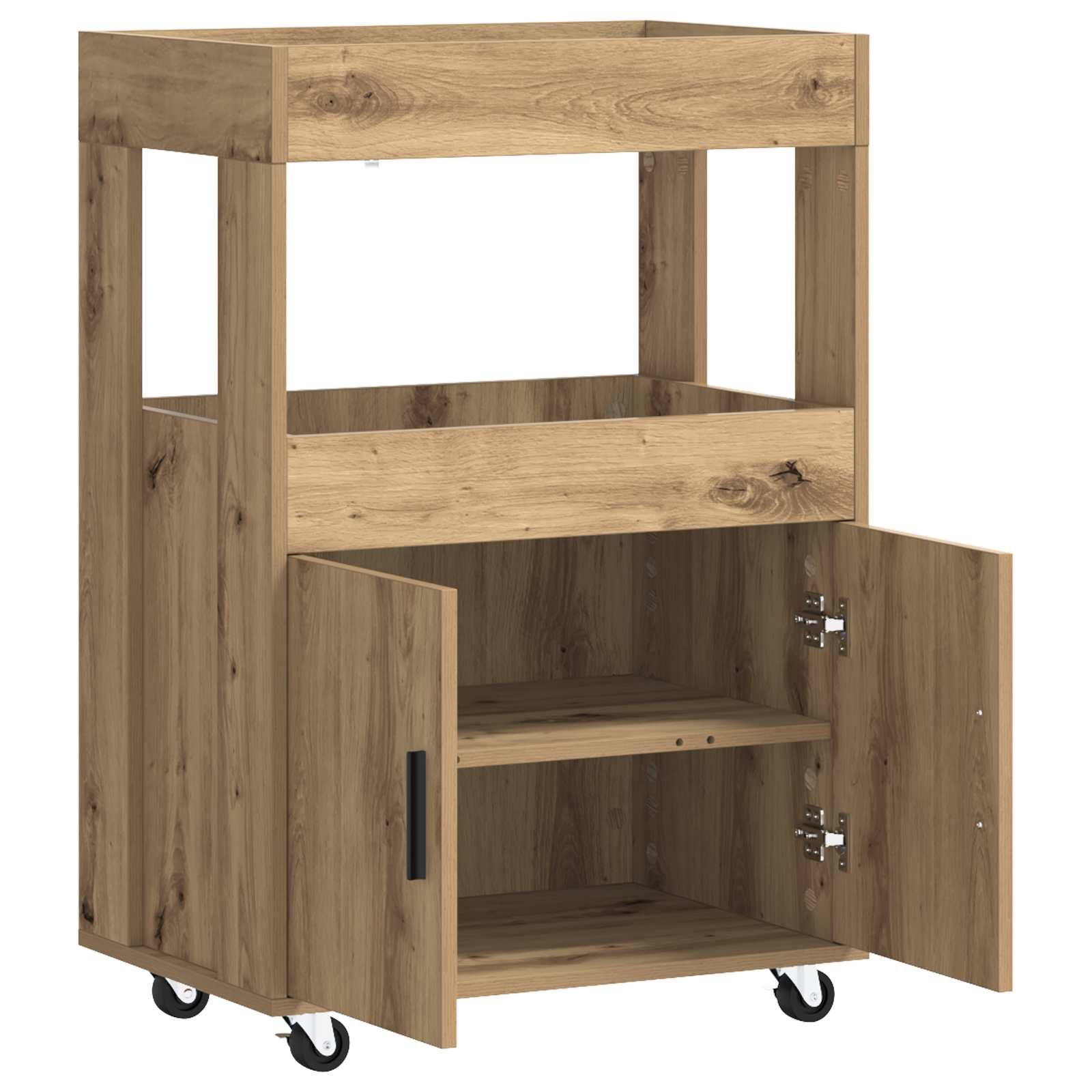 Καλάθι Μπαρ Artisan Δρυς 60 x 39.5 x 89 εκ. Επεξεργασμένο Ξύλο