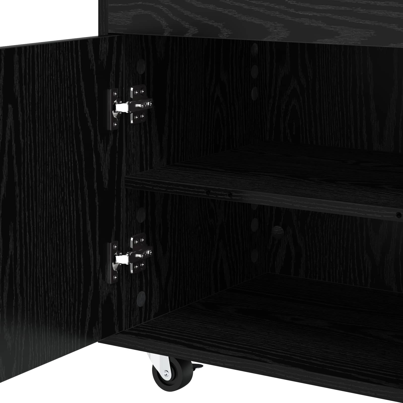 Καλάθι Μπαρ Μαύρη Δρυς 60 x 39.5 x 89 εκ. Επεξεργασμένο Ξύλο