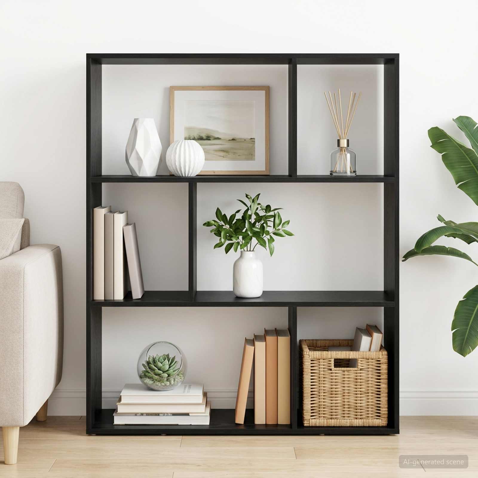 Βιβλιοθήκη 102 x 29 x 103,5 εκ. Επεξεργασμένο Ξύλο Μαύρη Δρυς