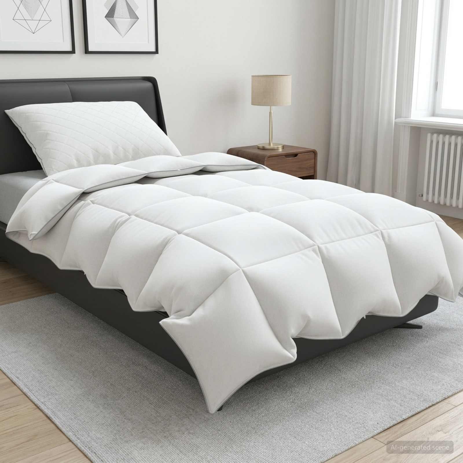 Σετ πάπλωμα 90% χήνας FULDA 2 τμχ. 137 x 200 cm Όλες οι εποχές