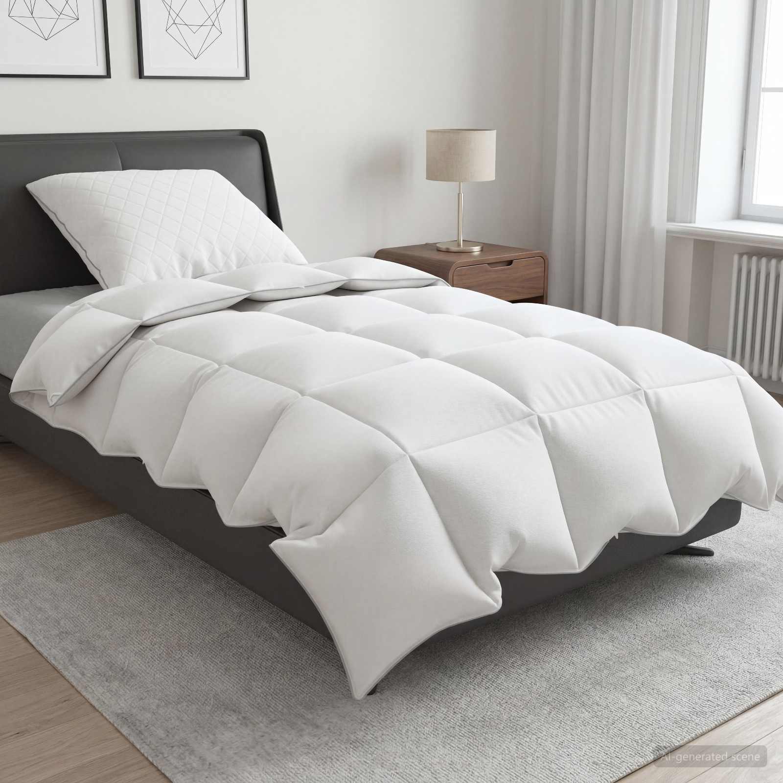 Σετ πάπλωμα 90% χήνας FULDA 2 τμχ. 152 x 203 cm Όλες οι εποχές - Pakobazaar