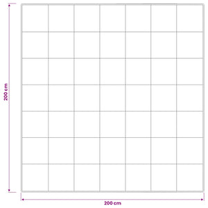 Σετ πάπλωμα 90% χήνας FULDA 3 τμχ. 200 x 200 cm Καλοκαίρι Λευκό - Pakobazaar