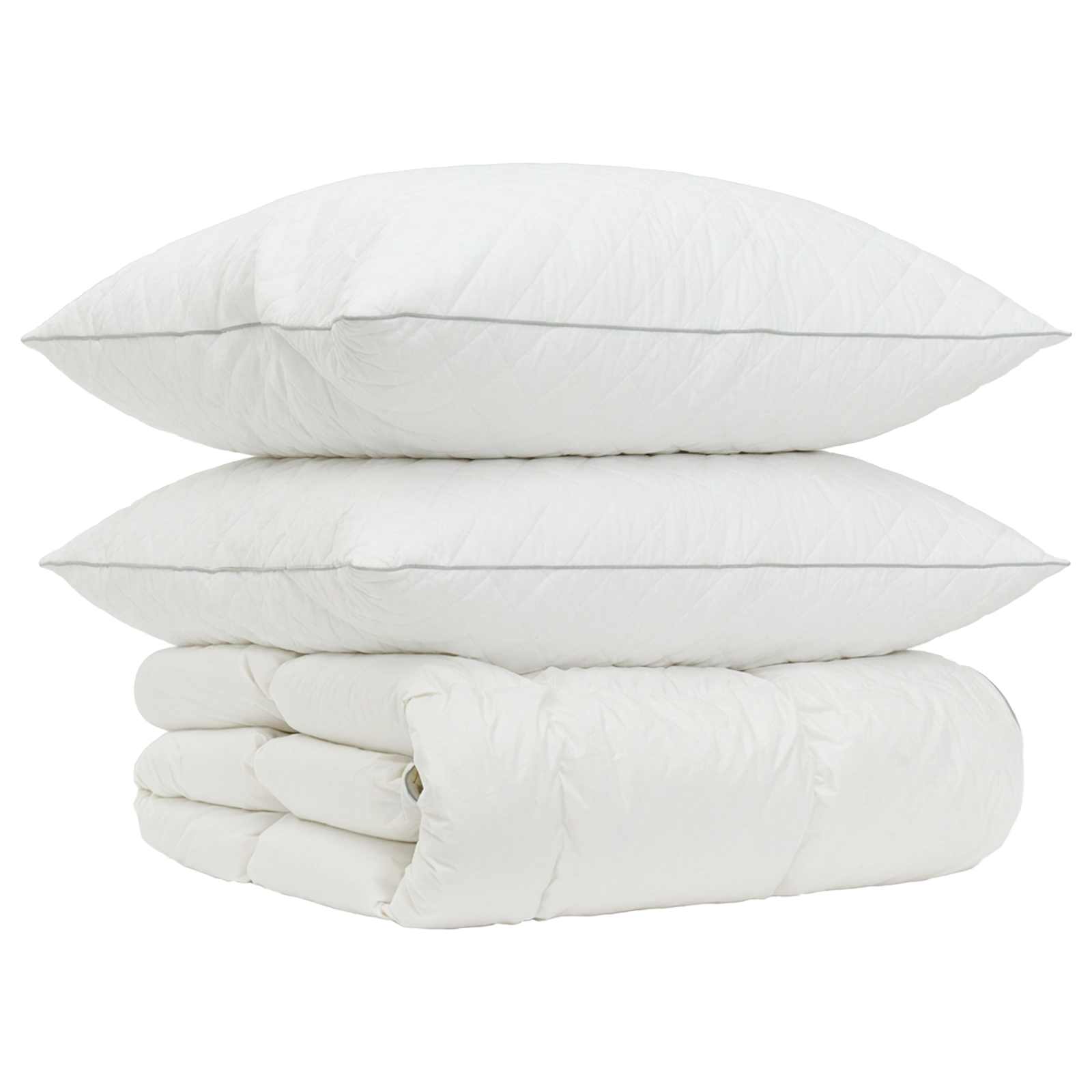Σετ πάπλωμα 90% χήνας FULDA 3 τμχ. 240 x 260 εκ. Όλες οι εποχές - Pakobazaar
