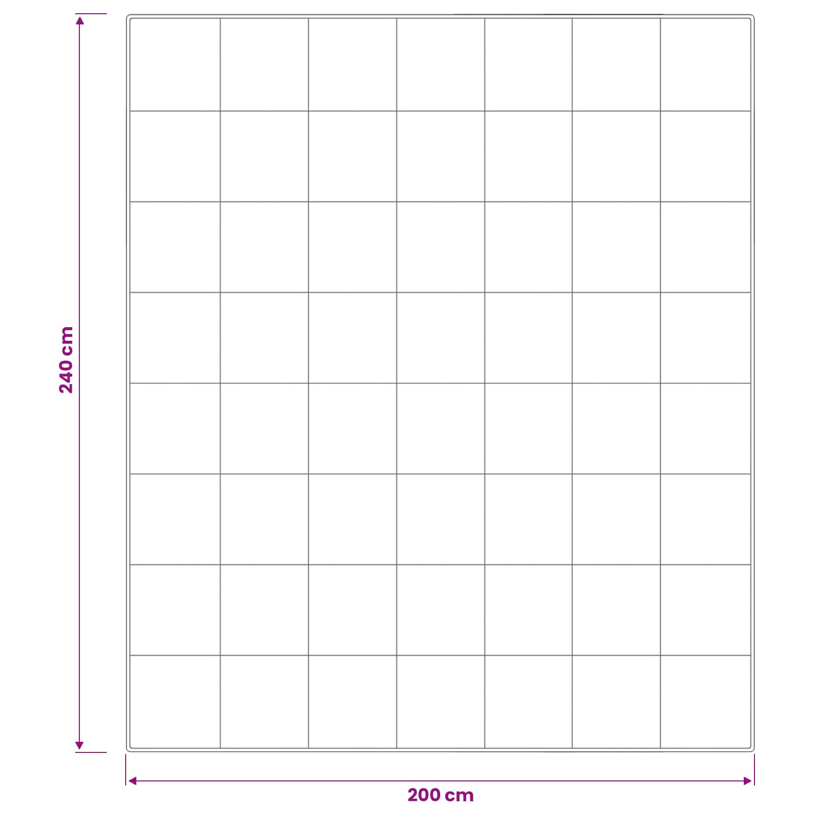 Σετ πάπλωμα 90% χήνας FULDA 3 τμχ. 200 x 240 cm Χειμώνας Λευκό - Pakobazaar