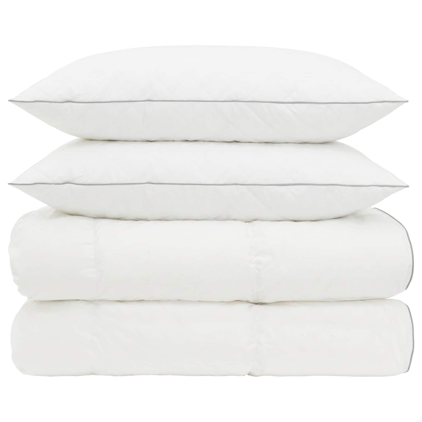 Σετ πάπλωμα 90% χήνας FULDA 3 τμχ. 200 x 220 cm Όλες οι εποχές - Pakobazaar