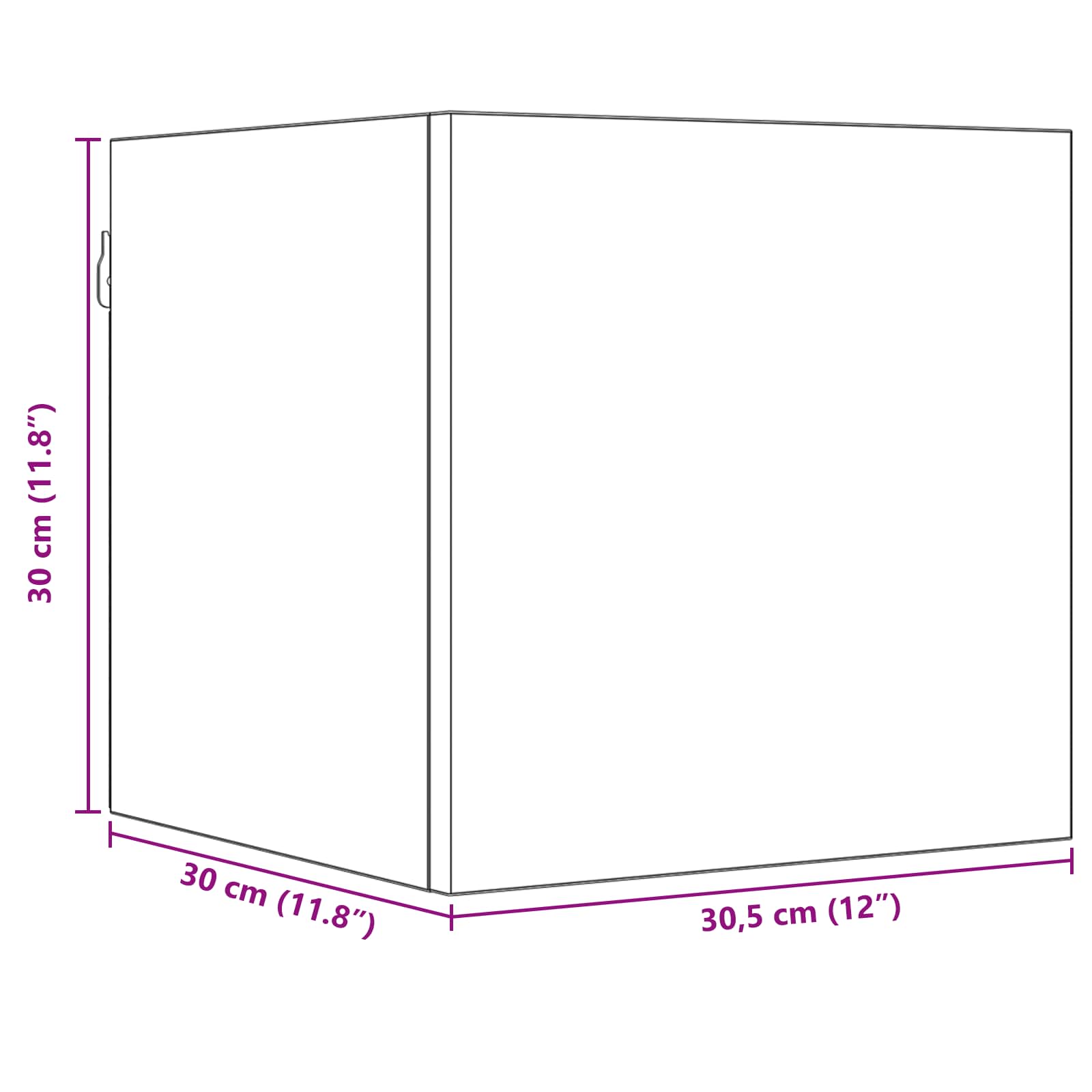 Σετ επίπλου τηλεόρασης 5 pcs 100 x 30 x 30 cm Μαύρη Δρυς - Pakobazaar