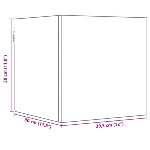 Σετ επίπλου τηλεόρασης 5 pcs 100 x 30 x 30 cm Μαύρη Δρυς - Pakobazaar