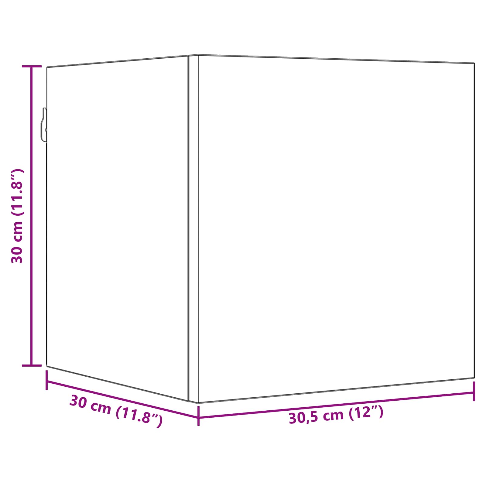 Σετ επίπλου τηλεόρασης 10 pcs 180 x 30 x 30 cm Μαύρη Δρυς - Pakobazaar