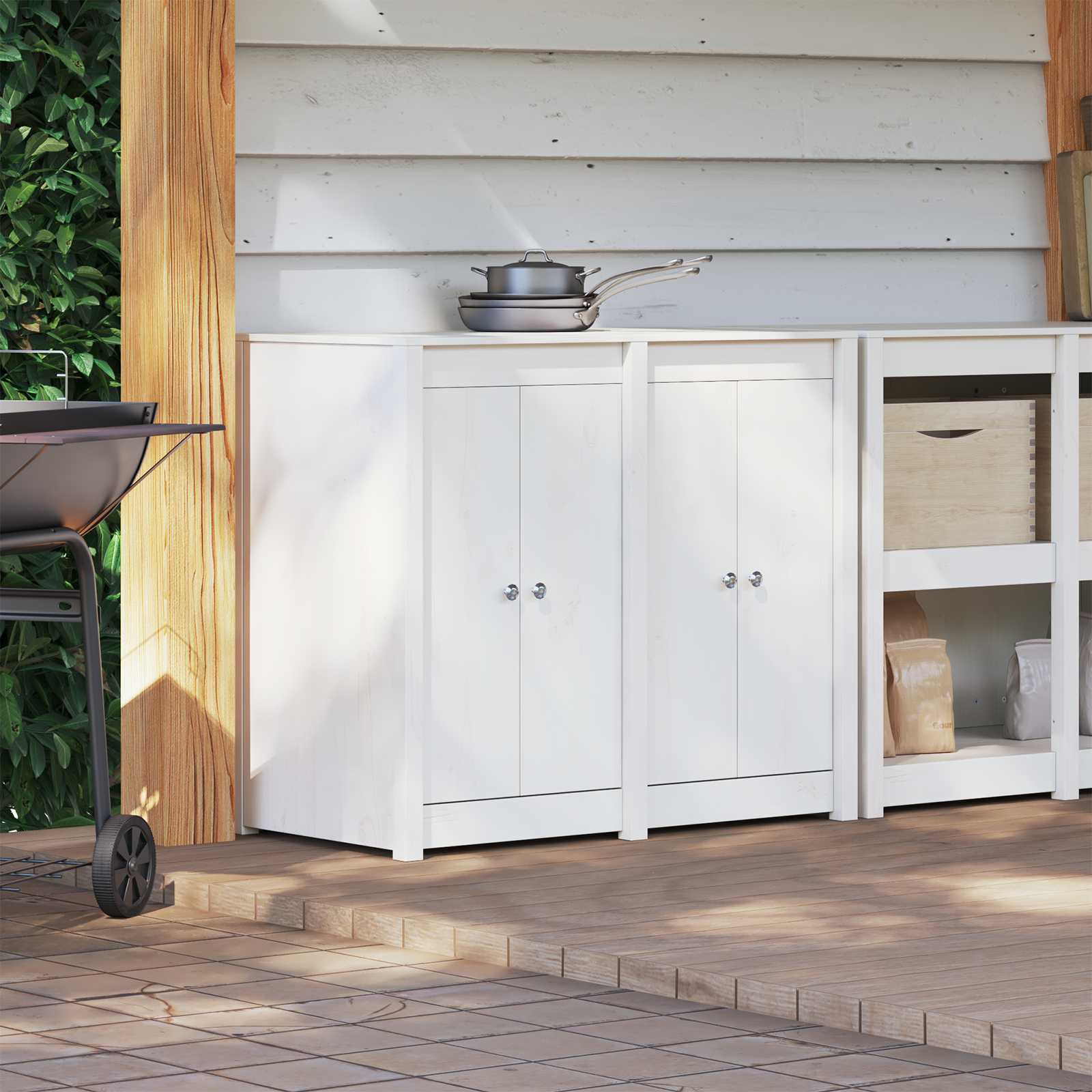 Ντουλάπι Κουζίνας Εξωτερικού Χώρου MEPPEL Φυσικό - Pakobazaar