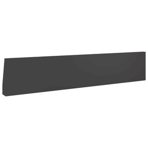 Τοίχος Στήριξης 2 τμχ. 100 x 12 x 30 εκ Ατσάλι Μαύρο