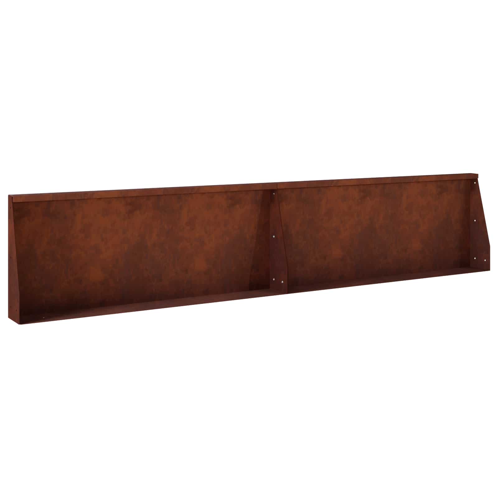 Τοίχος Στήριξης 2 τμχ. 100 x 12 x 40 εκ Σκ rusty
