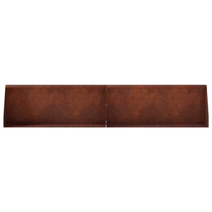 Τοίχος Στήριξης 2 τμχ. 100 x 12 x 40 εκ Σκ rusty