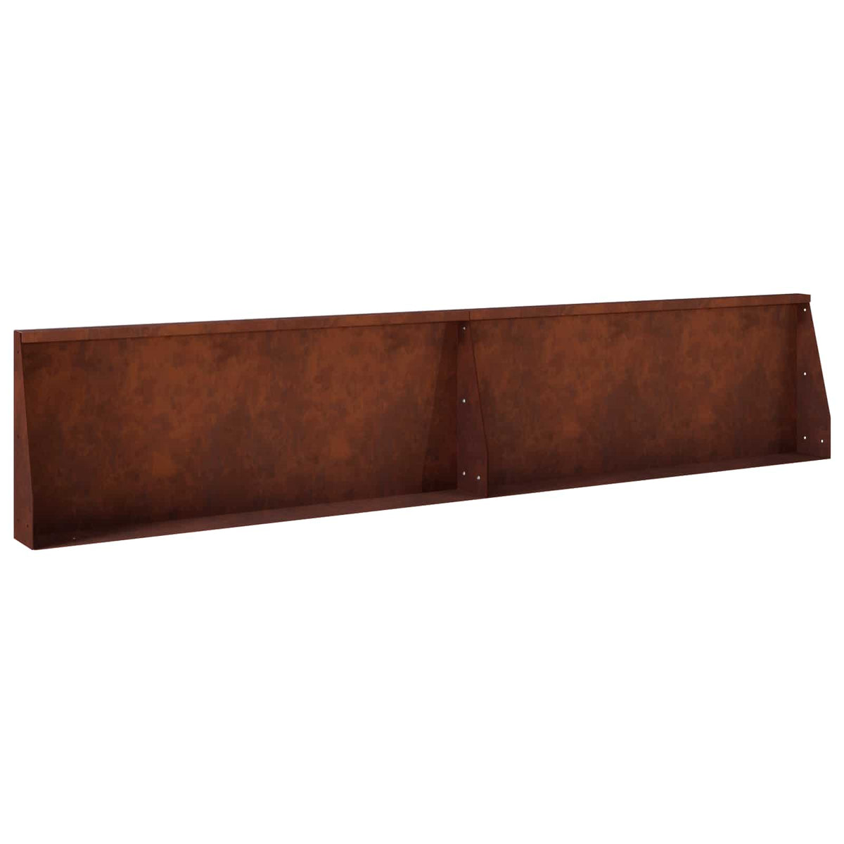 Τοίχος Στήριξης 2 τμχ. 100 x 12 x 50 εκ Σκ rusty - Pakobazaar