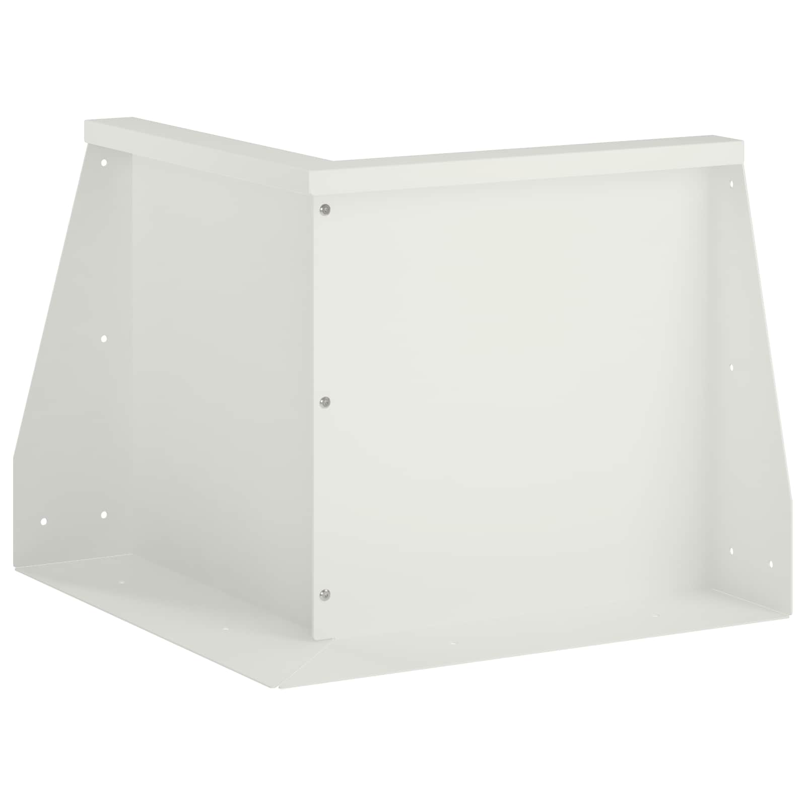 Τοίχος Στήριξης 50 x 50 x 40 cm Ατσάλι Λευκό