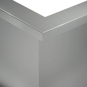 Τοίχος Στήριξης 50 x 50 x 40 cm Γαλβανισμένος Χάλυβας Ασημί - Pakobazaar