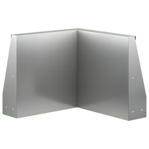 Τοίχος Στήριξης 50 x 50 x 40 cm Γαλβανισμένος Χάλυβας Ασημί - Pakobazaar
