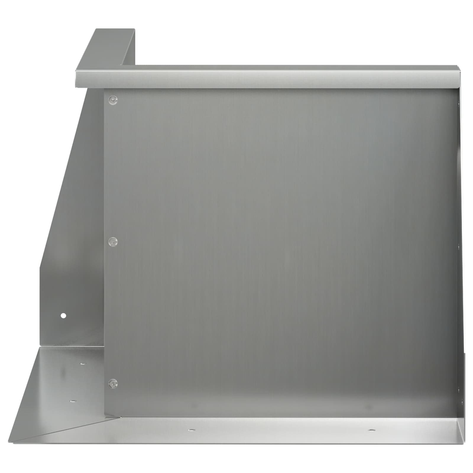 Τοίχος Στήριξης 50 x 50 x 40 cm Γαλβανισμένος Χάλυβας Ασημί - Pakobazaar