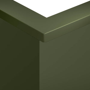 Τοίχος Στήριξης 50 x 50 x 50 cm Ατσάλι Λαδί