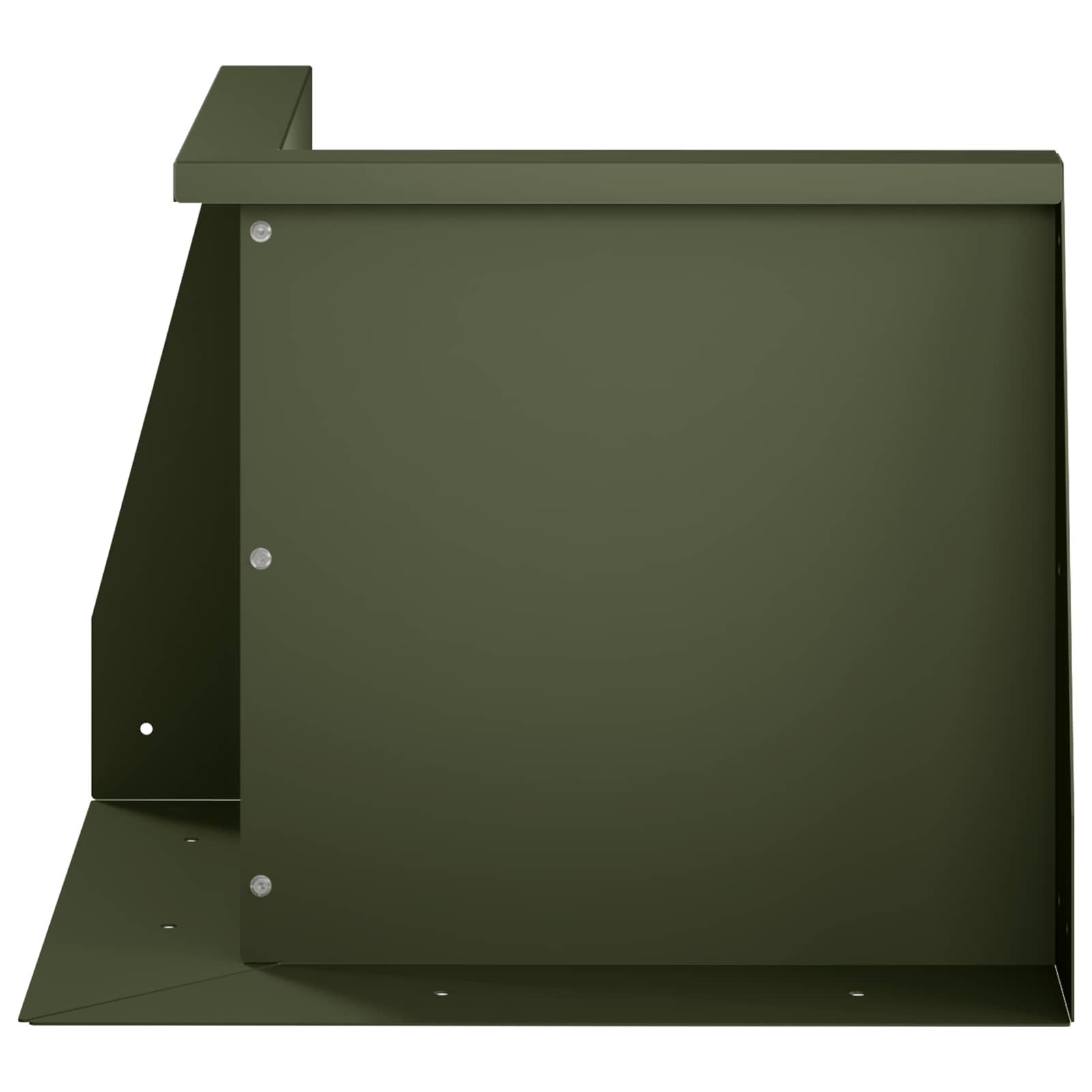 Τοίχος Στήριξης 50 x 50 x 50 cm Ατσάλι Λαδί