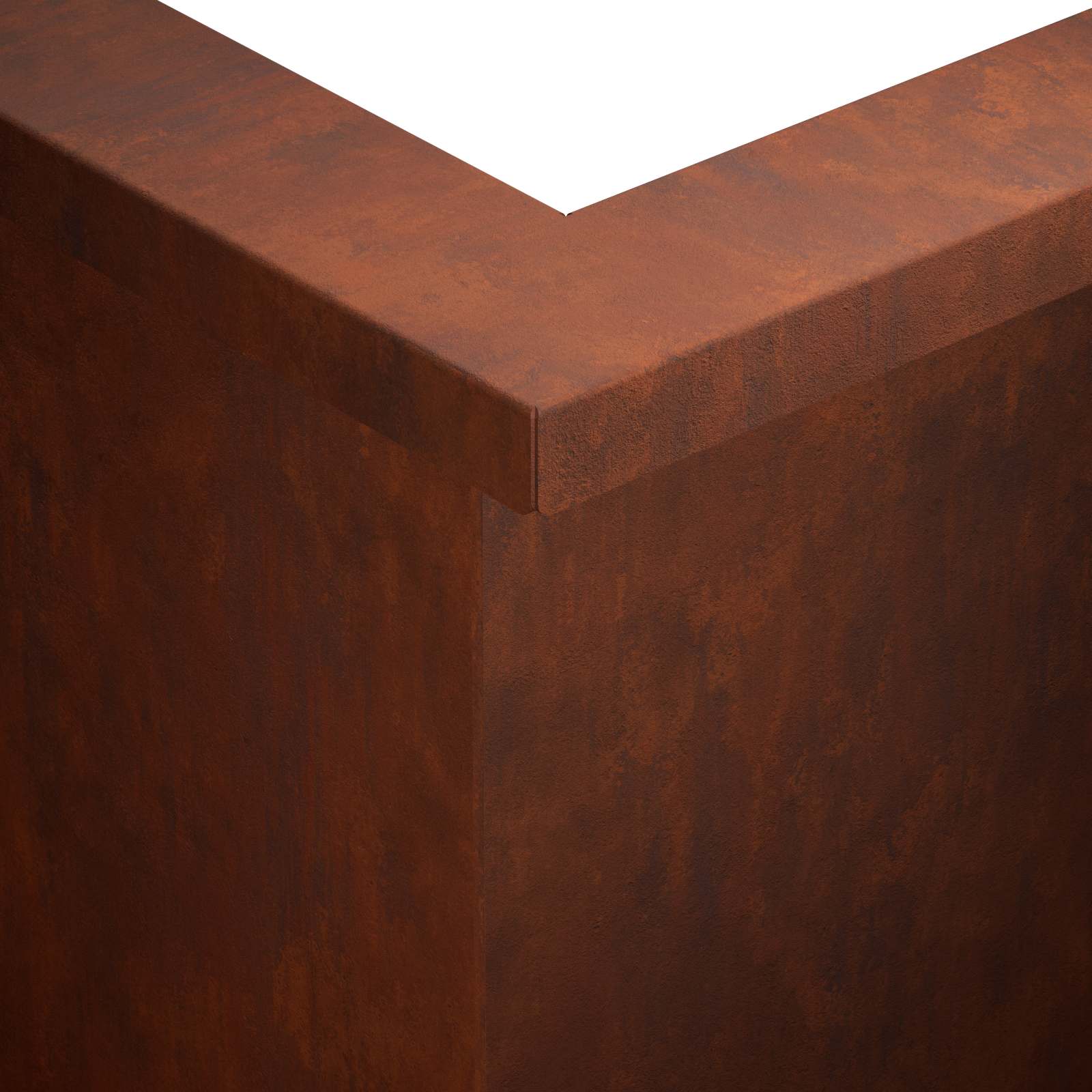 Τοίχος Στήριξης 50 x 50 x 50 cm Ατσάλι Σκληρυθέν στον Αέρα - Pakobazaar