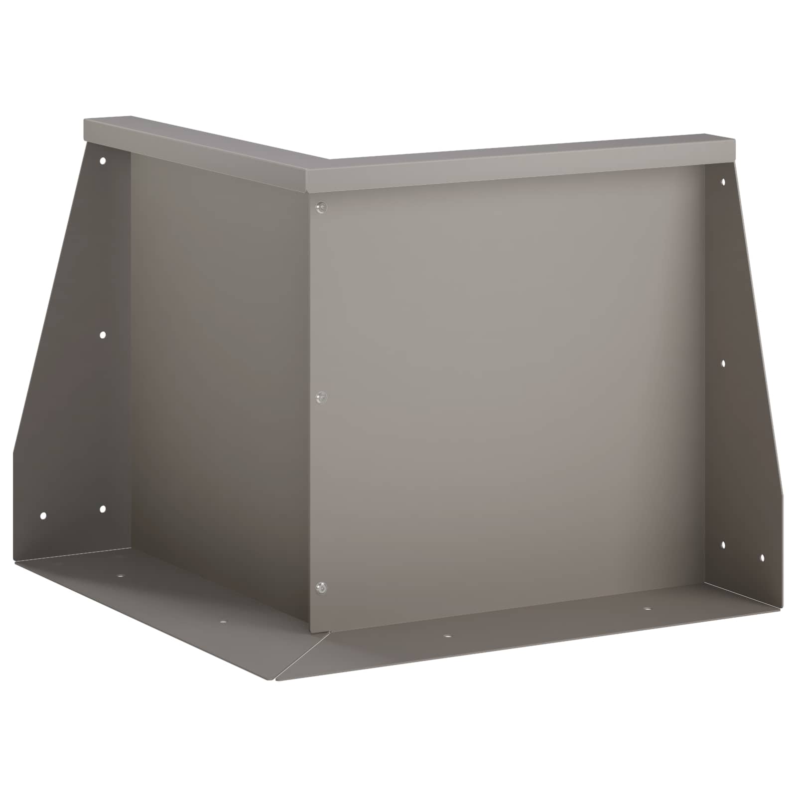 Τοίχος Στήριξης 50 x 50 x 50 cm Ατσάλι Σκληρυθέν στον Αέρα - Pakobazaar