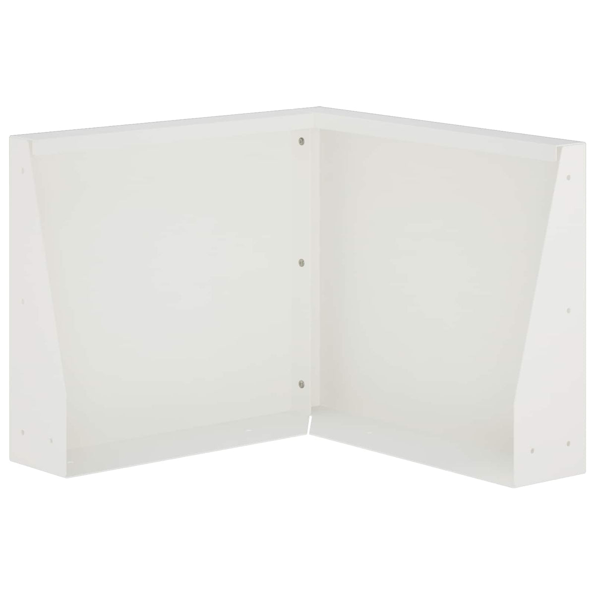 Τοίχος Στήριξης 50 x 50 x 30 εκ Ατσάλι Λευκό - Pakobazaar