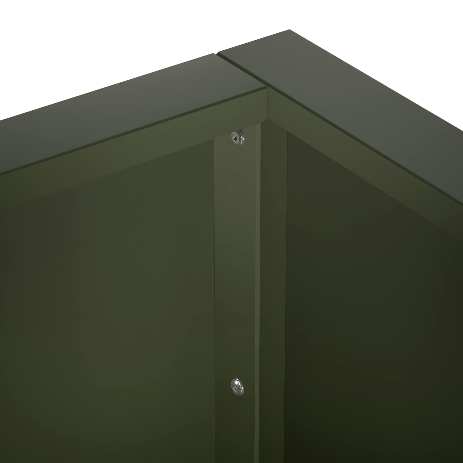 Τοίχος Στήριξης 2 τμχ. 50 x 50 x 30 εκ Ατσάλι Λαδί - Pakobazaar