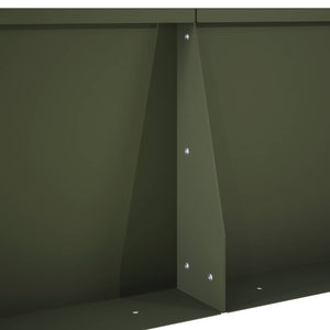 Τοίχος Στήριξης 2 τμχ. 50 x 50 x 30 εκ Ατσάλι Λαδί - Pakobazaar