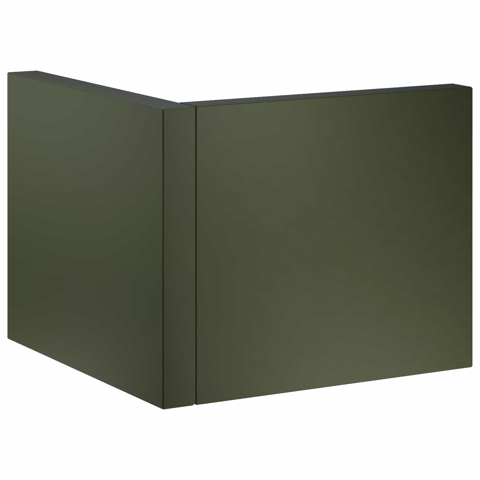 Τοίχος Στήριξης 2 τμχ. 50 x 50 x 30 εκ Ατσάλι Λαδί - Pakobazaar