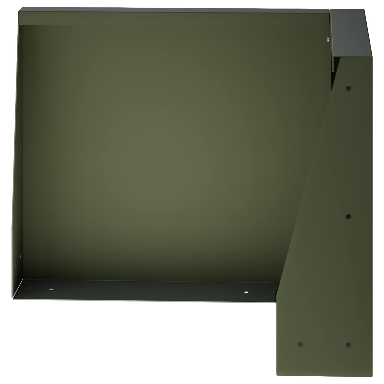 Τοίχος Στήριξης 2 τμχ. 50 x 50 x 30 εκ Ατσάλι Λαδί - Pakobazaar