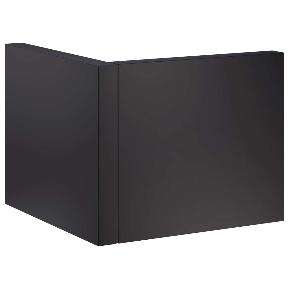Τοίχος Στήριξης 50 x 50 x 40 cm Ατσάλι Μαύρο - Pakobazaar