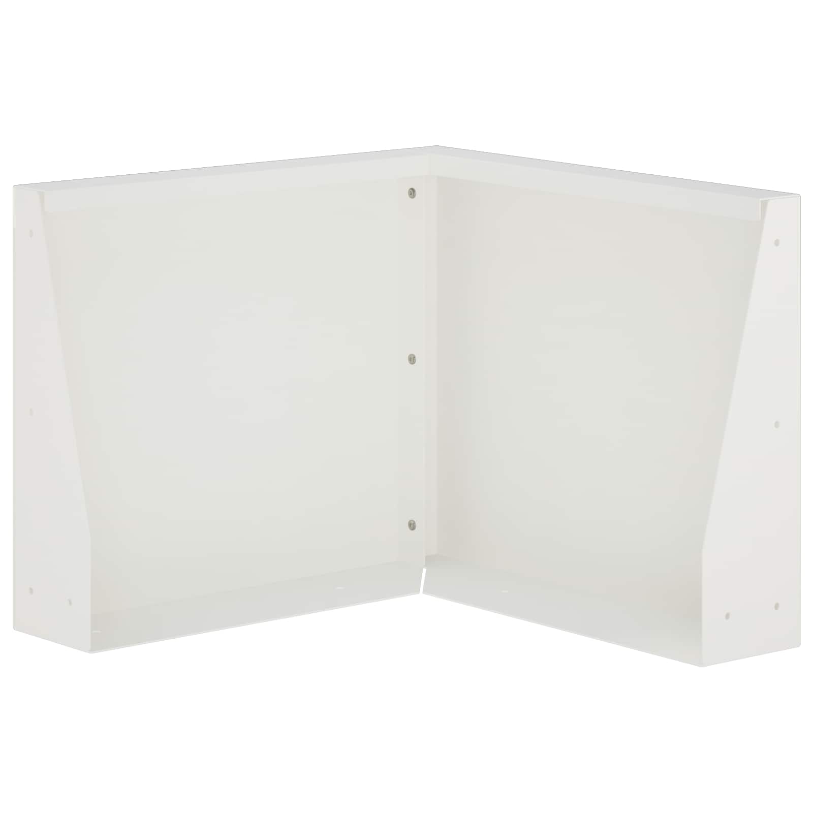 Τοίχος Στήριξης 50 x 50 x 40 cm Ατσάλι Λευκό
