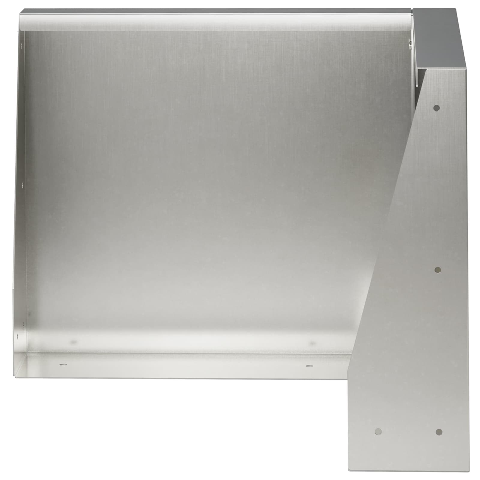 Τοίχος Στήριξης 2 τμχ. 50 x 50 x 40 cm Ανοξείδωτο Ατσάλι Ασημί