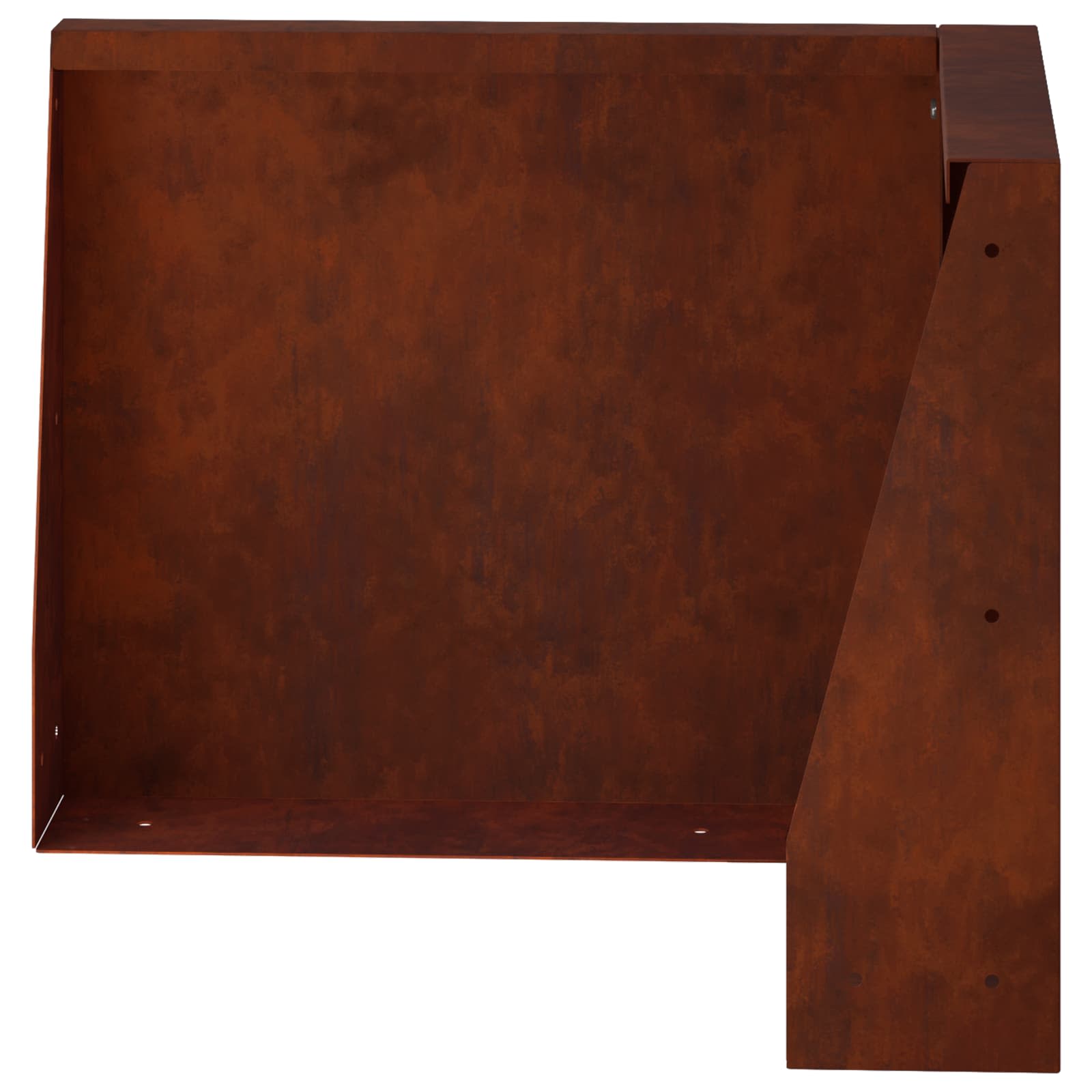 Τοίχος Στήριξης 2 τμχ. 50 x 50 x 40 cm Σκ rusty