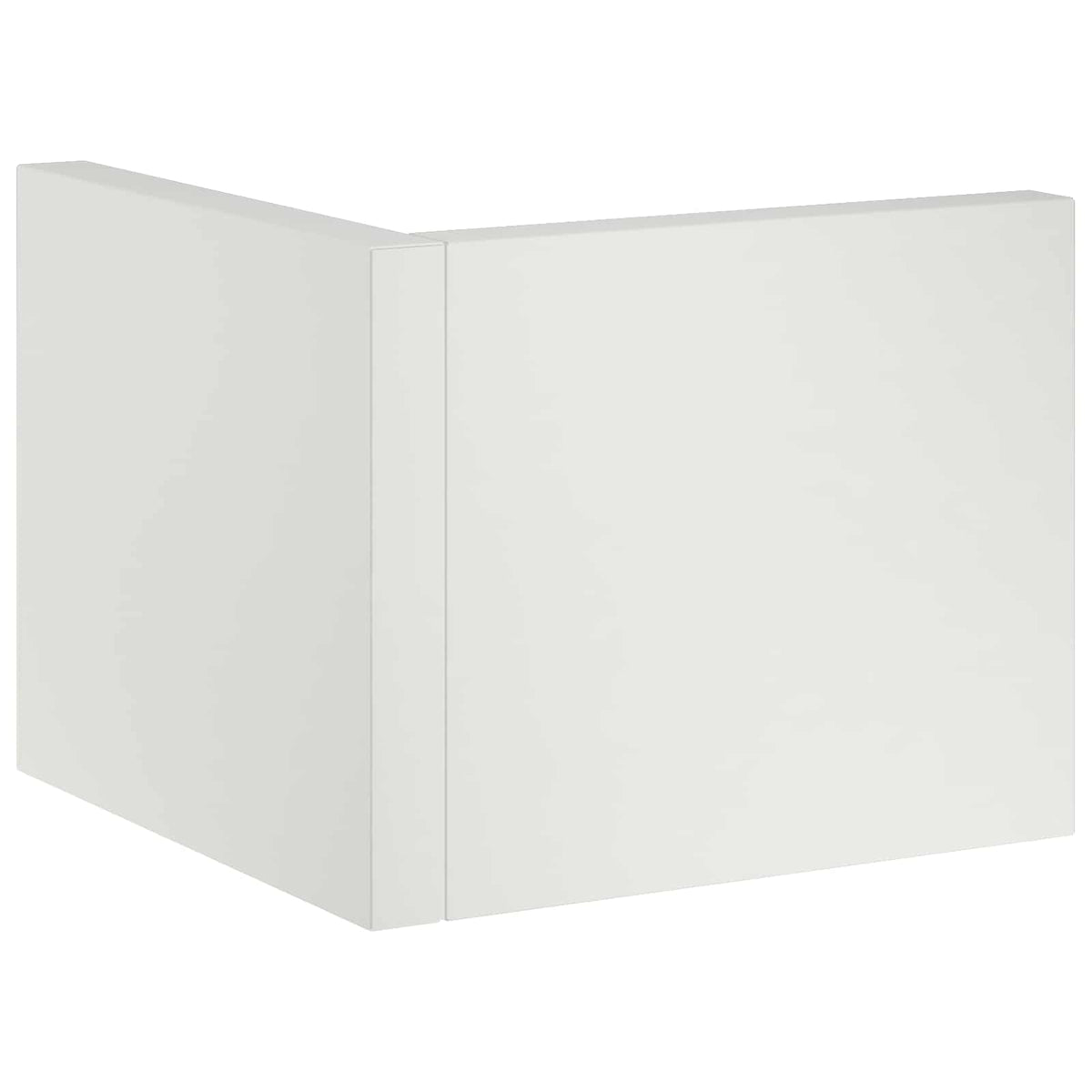 Τοίχος Στήριξης 50 x 50 x 50 cm Ατσάλι Λευκό - Pakobazaar